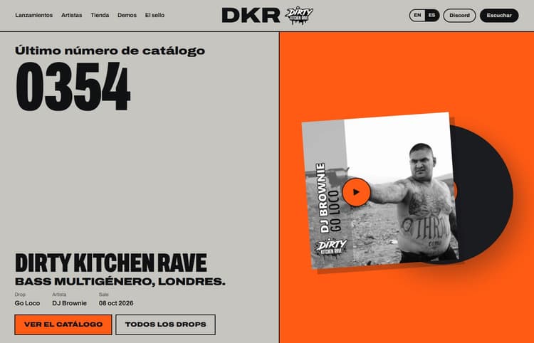 Dirty Kitchen Rave: web del sello de bass en Londres - imagen 1