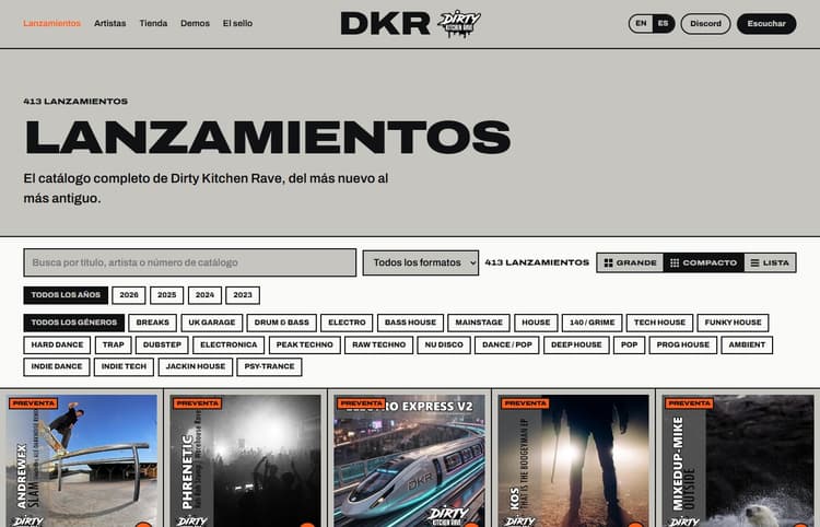 Dirty Kitchen Rave: web del sello de bass en Londres - imagen 2