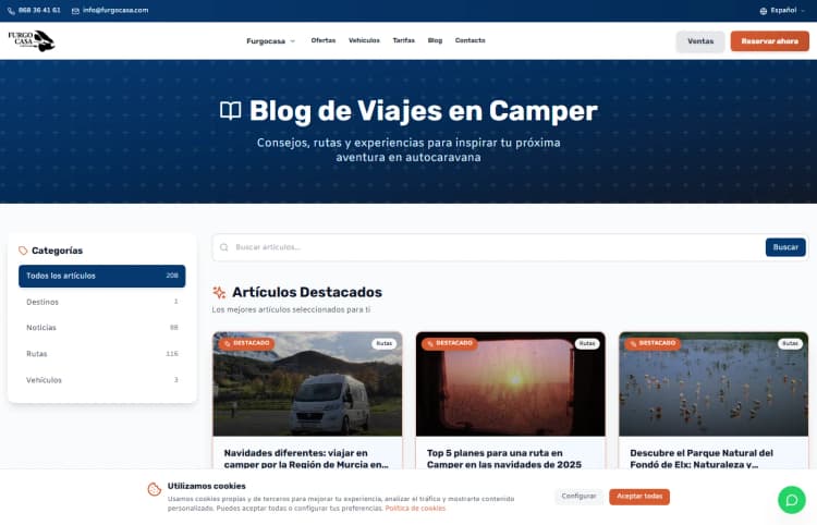 Furgocasa 2026: Sistema Completo de Gestión de Flotas con Next.js - imagen 3