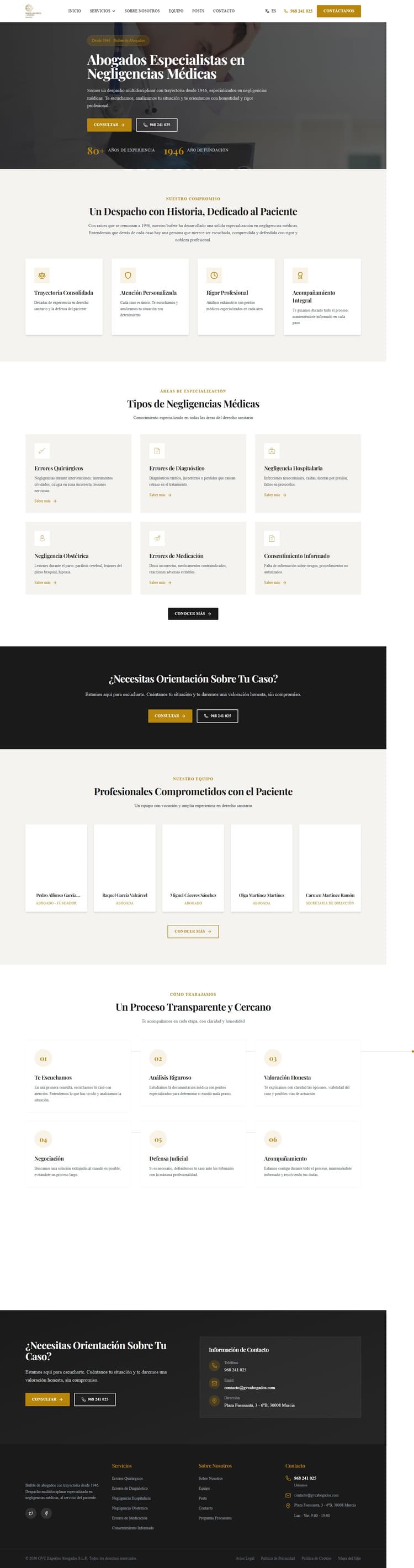GVC Expertos: Web con IA para Negligencias Médicas - imagen 2