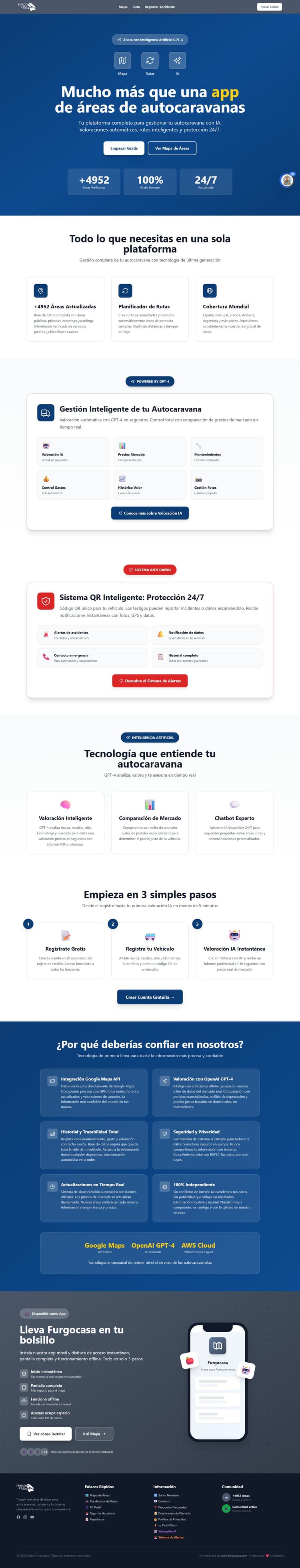 Mapa Furgocasa: Mapa de áreas de autocaravana - imagen 3