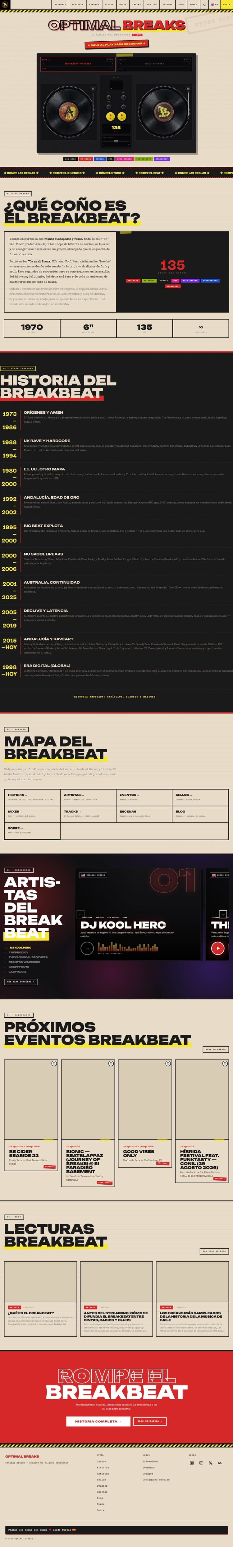 Optimal Breaks: La Biblia del Breakbeat, Archivo Cultural Bilingüe con IA - imagen 2