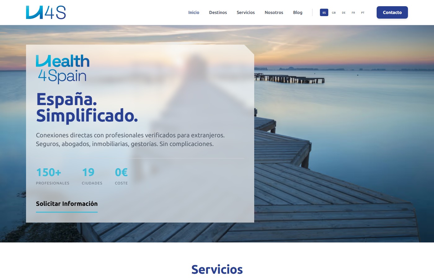 Health4Spain: services marketplace for foreigners in Spain